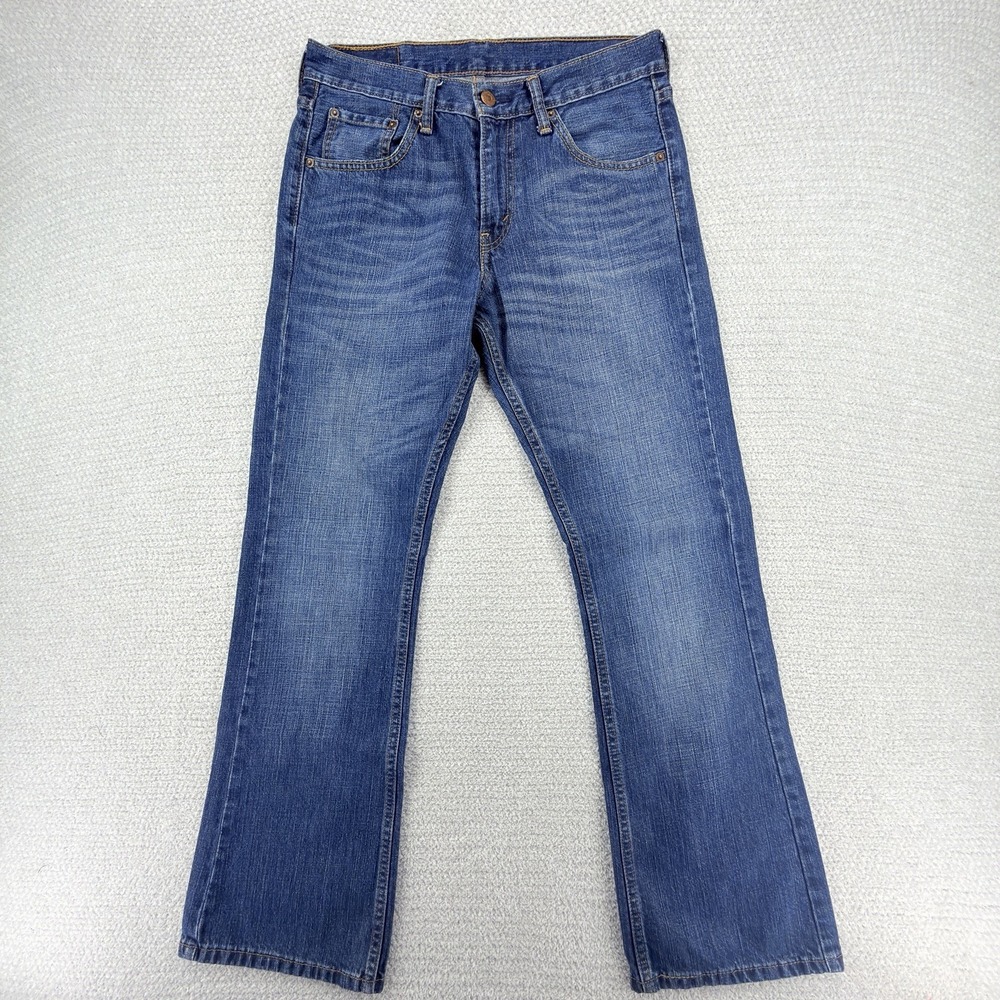Levi's 527 Jeans Mens 30x30 Blue Slim Bootcut Denim Western Cowboy Medium Wash
